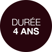 Durée 4 ans de notre formation CATC